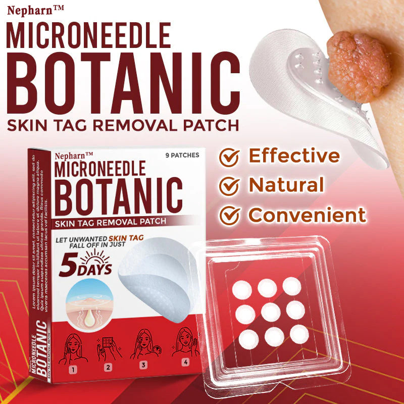 🌈Nepharn™ MicroNeedle Botanic Skin Tag Removal Patch 🇺🇸 Made in the USA