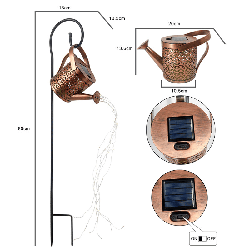 💦Last Day 49% OFF- Solar Waterfall Lights💐