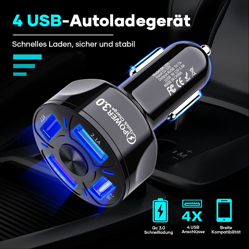 ๐๐4-IN-1 quick charging port for car๐ฅ