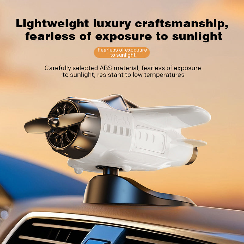 🎁2025 Limited Time Sale - 50% OFF🔥Solar powered airplane shaped car ornaments