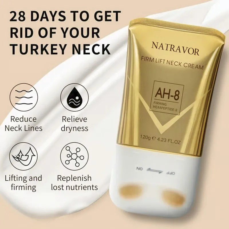 Natravor™✨ Transform Your Neck in 28 Days 🌟 Firming & Lifting Neck Cream - For Youthful, Radiant Skin!