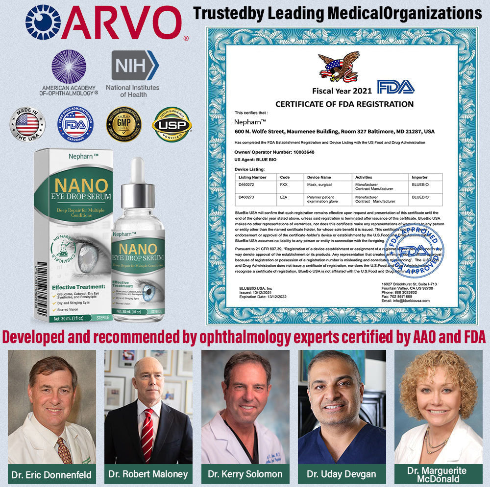đŠââď¸Nepharn⢠Nano Eye Drops Serum â
FDA Approved(Suitable for presbyopia, dry eye syndrome, glaucoma, and cataracts) đť