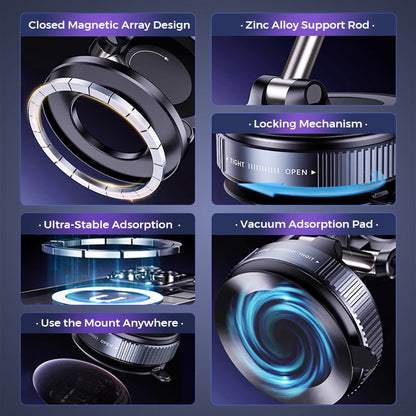 🔥Hot Sale🔥Foldable Magnetic Car Phone Holder