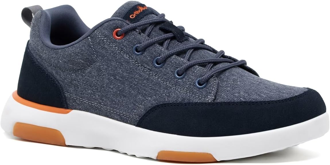 Orthopedic Casual Walking Shoes for Men - Comfortable Breathable with Arch Support, Shock Absorption, and Anti-slip Features