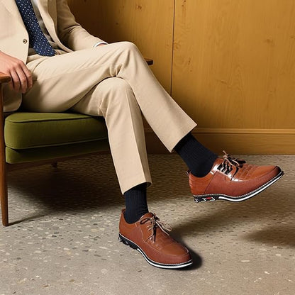 Men's Fashion Calfskin Leather Shoes