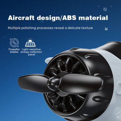 🎁2025 Limited Time Sale - 50% OFF🔥Solar powered airplane shaped car ornaments