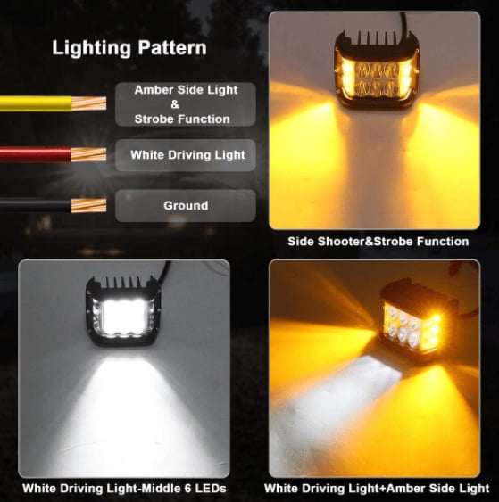 🎉🎉🎉 Limited time offer 🎉🎉🎉 double-sided two-color LED car lights.