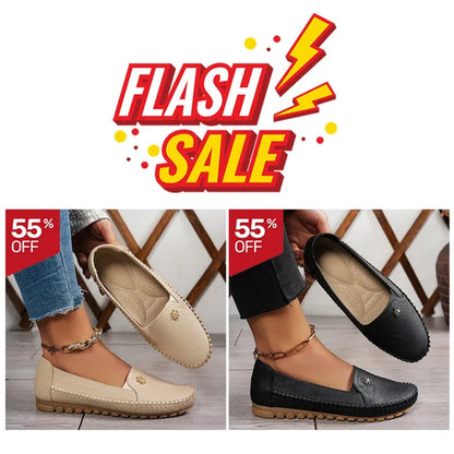 🔥Best Seller-Last Day Sale 60% OFF🔥 Orthopedic leather shoes, Lightweight, Anti-Slip, Breathable for Women